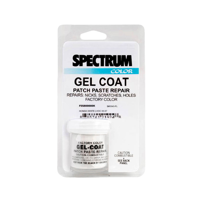 Spectrum Gelcoat 2 Oz Paste Gelcoat Match Kit / Carver / 1995-2003 / Off White