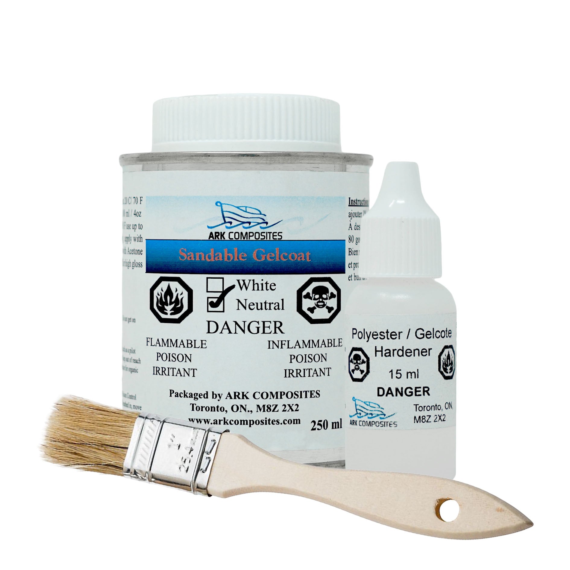 Ark Gelcoat Repair Kit 250 ml - Noah's Marine