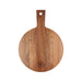 Teak Round Serving Board Compass