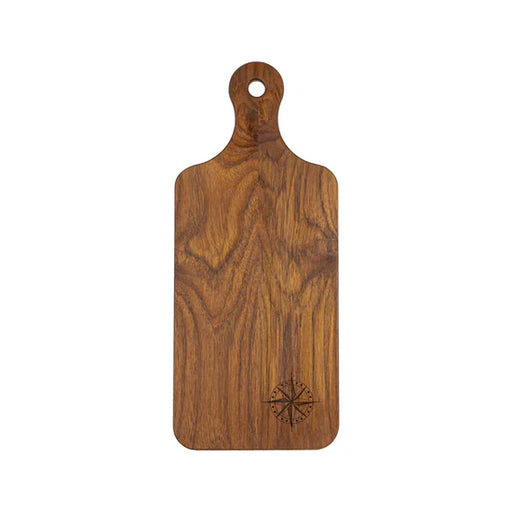 Teak Small Charcuterie Board Compass