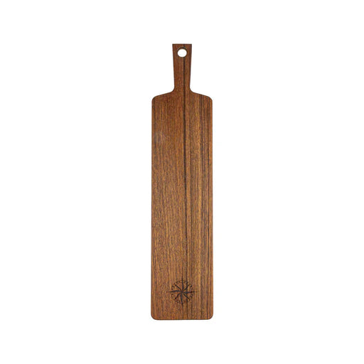 Teak Appetizer Serving Board Compass