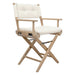 Director's Chair UNOILED w/ Creme Seat Covers 60040U & 97243