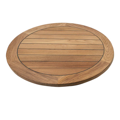 Teak Round Table Top Sanded