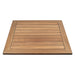 Teak Square Table Top w/Leg & Base Oiled