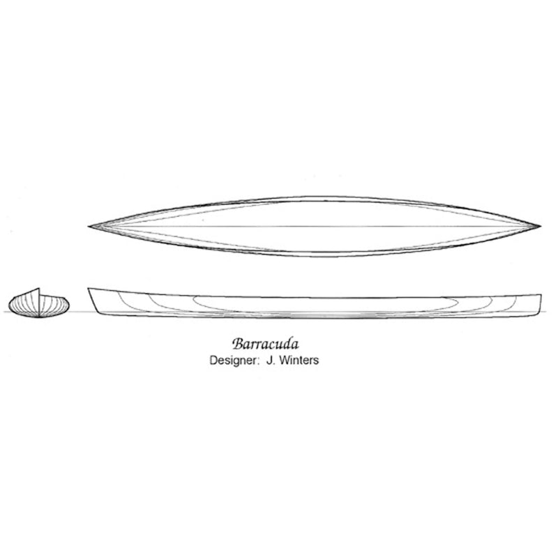 Barracuda Cedar Strip Canoe Kit Noah's Marine