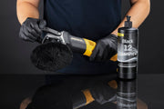 Mirka Polarshine 12 Black Polishing Compound in use