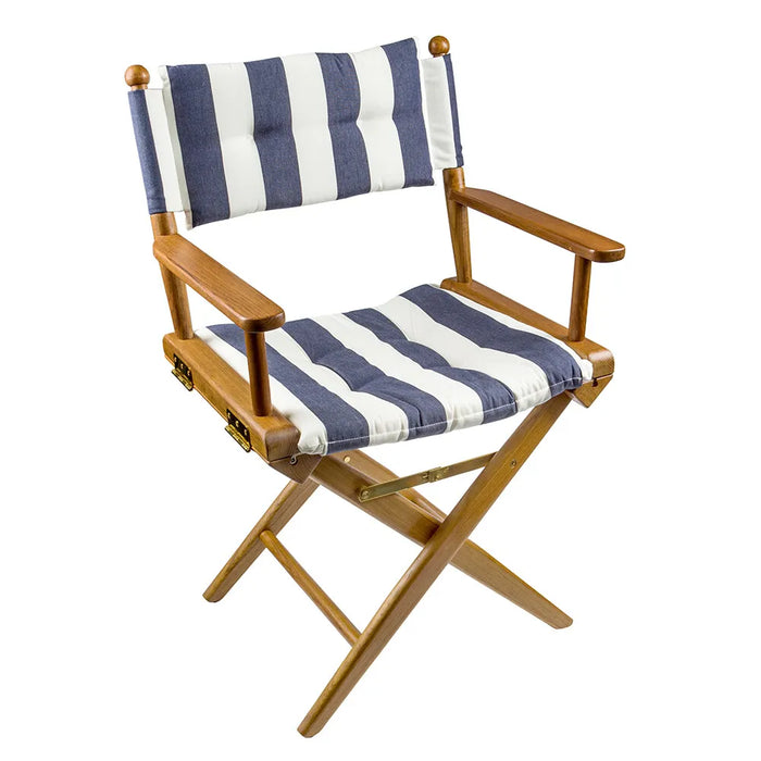 Director's Chair w/Navy & White Cushion (60040 & 97240)