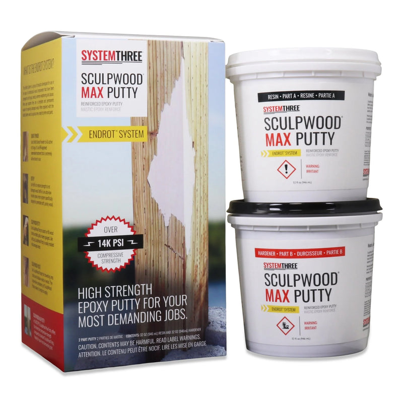 System Three SculpWood Max Putty