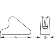 Clamcleat Line Lok - Small Black Injection Molded Nylon