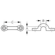 Pad Eye 5/16" Forged Bronze Wire 10 Each