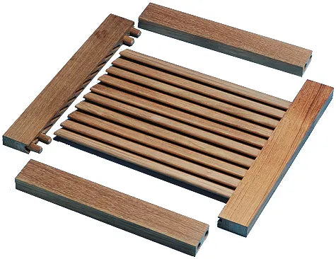 Pair Louvered Door Side Rails L & R 4'