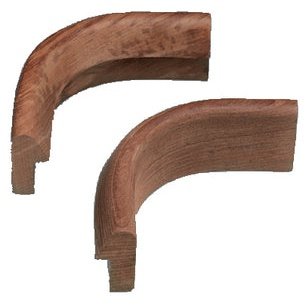 Outside Corner Bunk Rail Molding