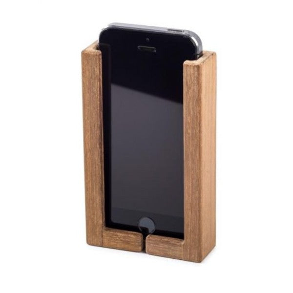 Teak Mobile Phone Holder
