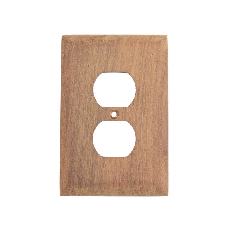 Teak Outlet Cover