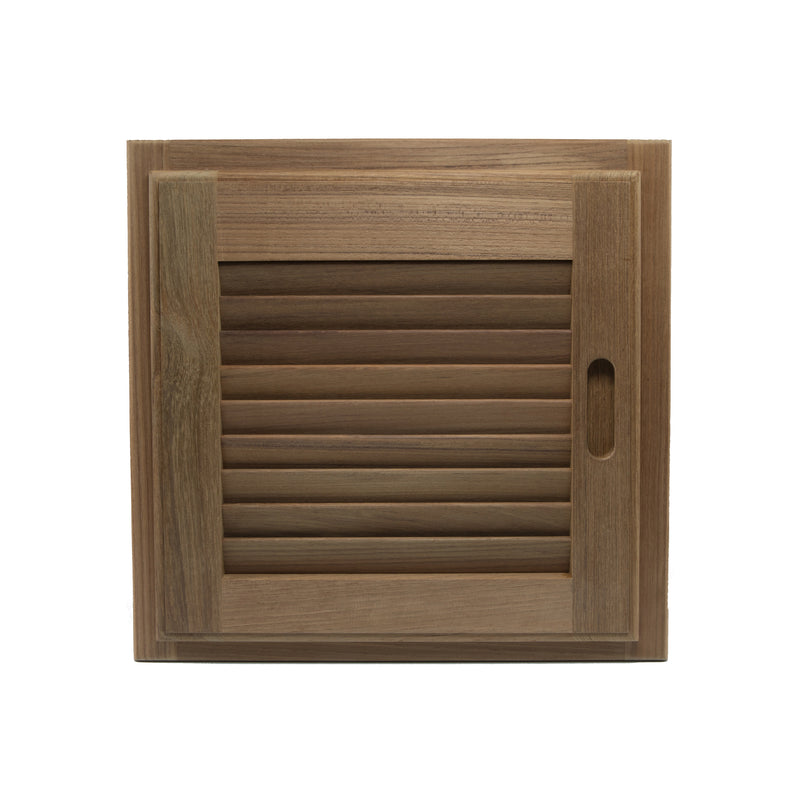 Louvered Door W Frame 15" X 15" LH
