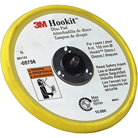 6" DA Firm Low Profile Hookit