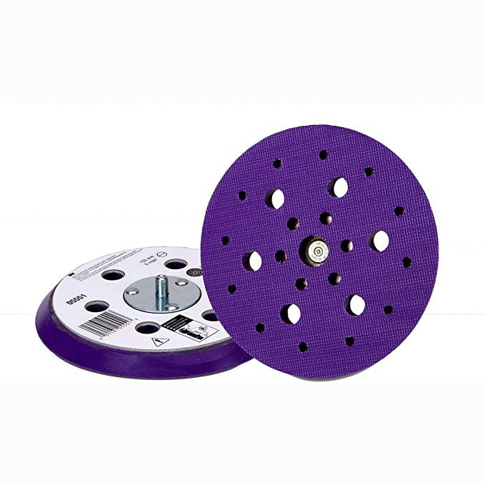 6" DA Firm Vaccum Riveted Hookit