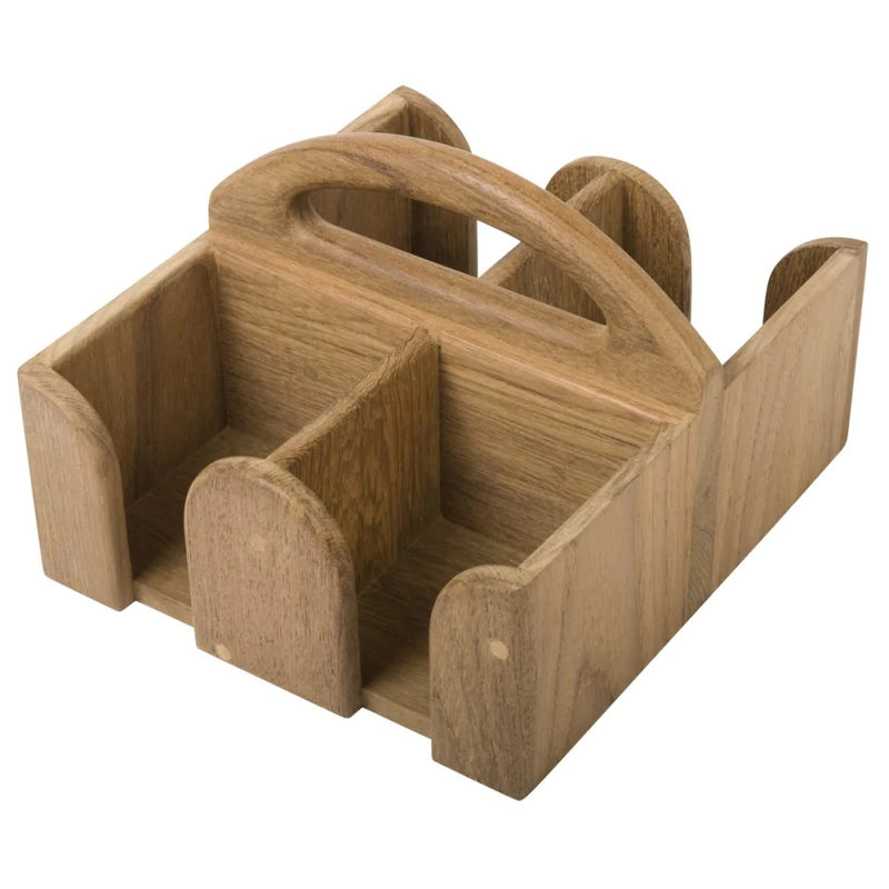 Teak 4-Mug Holder