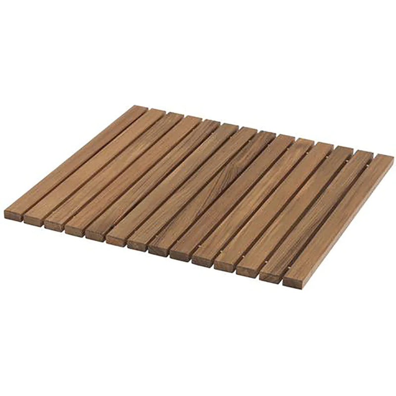 Teak Roll-Up Shower Mat