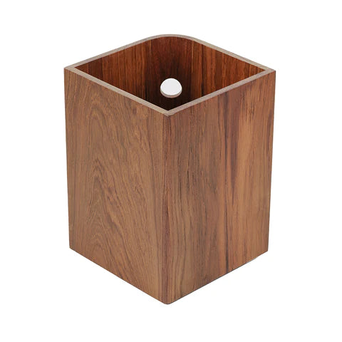 Teak Waste Basket Eka Collection