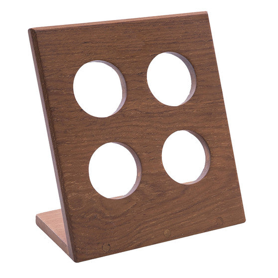 Teak K-Cup Holder 4-Capsule