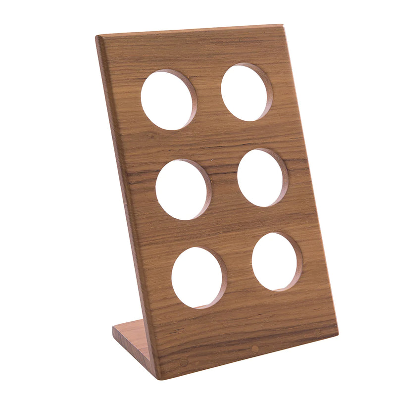 Teak K-Cup Holder 6-Capsule