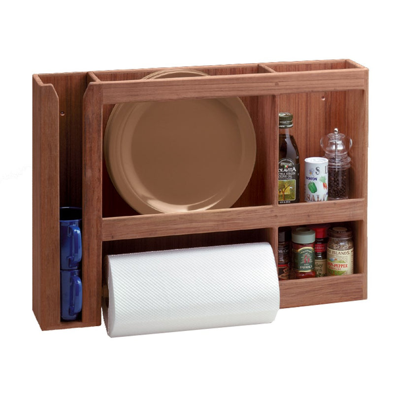 Dish-Cup-Paper Towel Rack