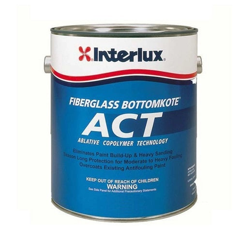 Fiberglass Bottomkote Act Grey White Gallon