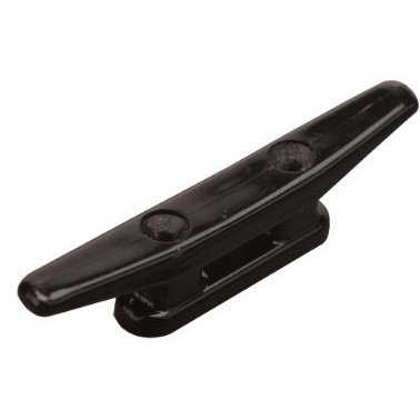 Open Base Cleat 4" Black Injection Molded Nylon Pair