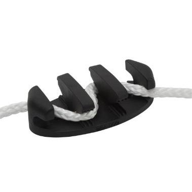 Zig Zag Cleat 3-1/2" Black Injection Molded Nylon