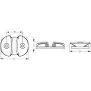 Zig Cleat For Anchor Trolley