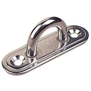 Oblong Eye Plate 1/2" X 5/8" 304 Stamped Stainless 10 Each