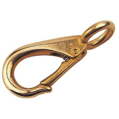 Fast Eye Snap Size-1 Sand Cast Brass 10 Each