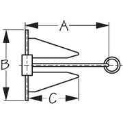 Galvanized Economy Slip Ring Anchor - #4