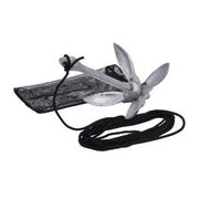 Folding Anchor Kit Economy 3Lb Galvanized Iron/Forged Flukes