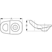 Rod Holder Fitting Single Loop