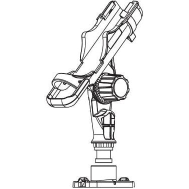 Triple Threat Rod Holder Surface Mount Base