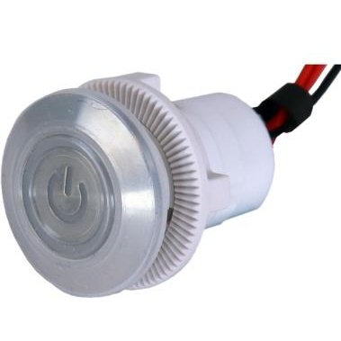 Push Button On/Off Switch Blue Led Illumination - Noah's Marine