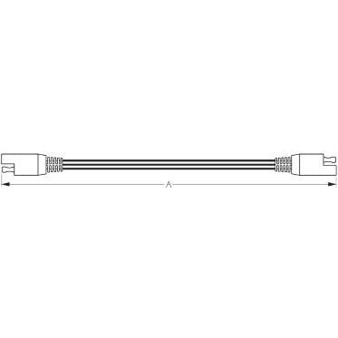 Sae Power Cable 72" Polarized Electrical Connector