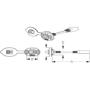 Sae Power Socket Front Mount
