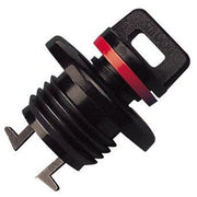 Drain Plug And Flange Black Injection Molded Nylon