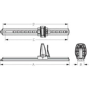 Foot Brace - Recreational Thru Hull Pair