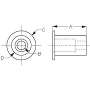 1/4"-20 Well Nut Bag Of 100