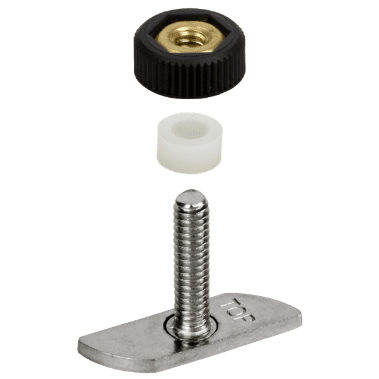 Track Fastener Kit Surface Mount Base