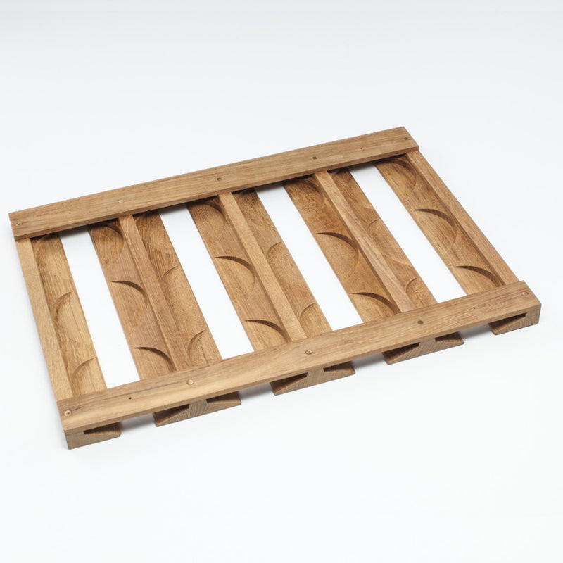 Overhead Wineglass Rack Teak