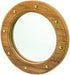 Porthole Mirror Teak Frame 10 1/2" Dia.