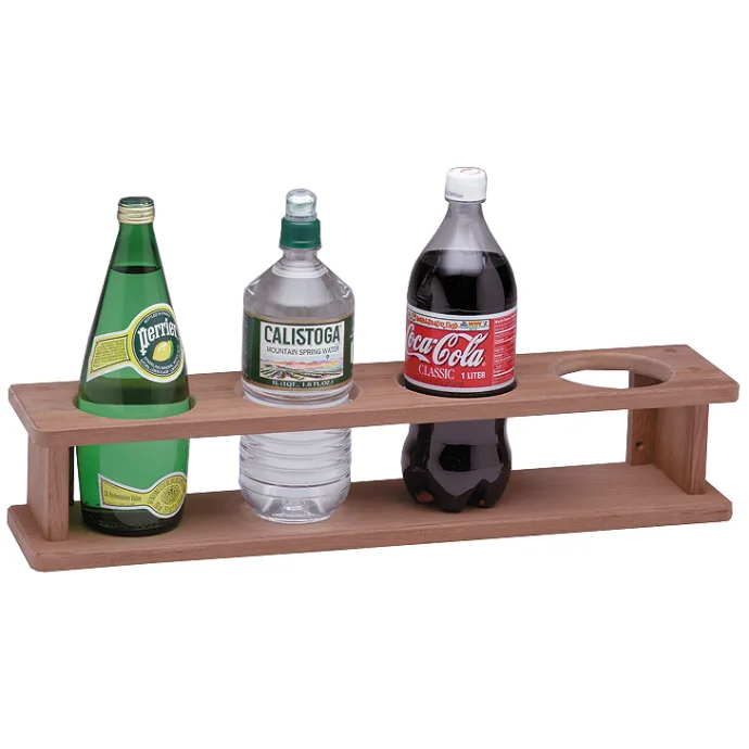 Teak 4 Bottle Holder