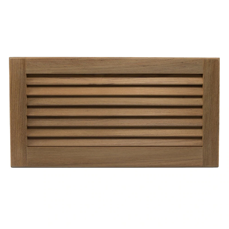 Teak Louverd Insert 9-3/8" X 18"