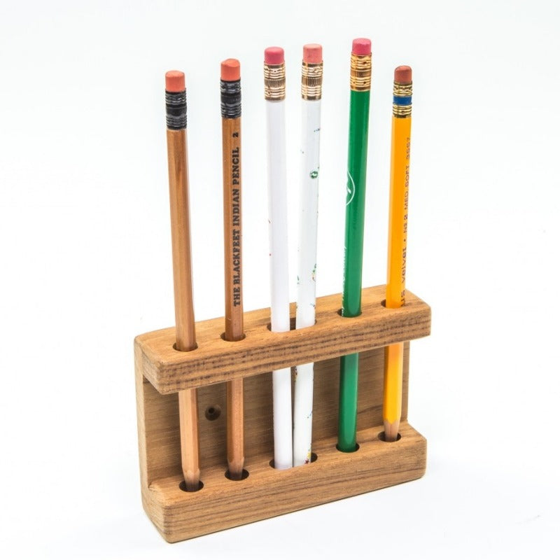 Teak Pencil Holder