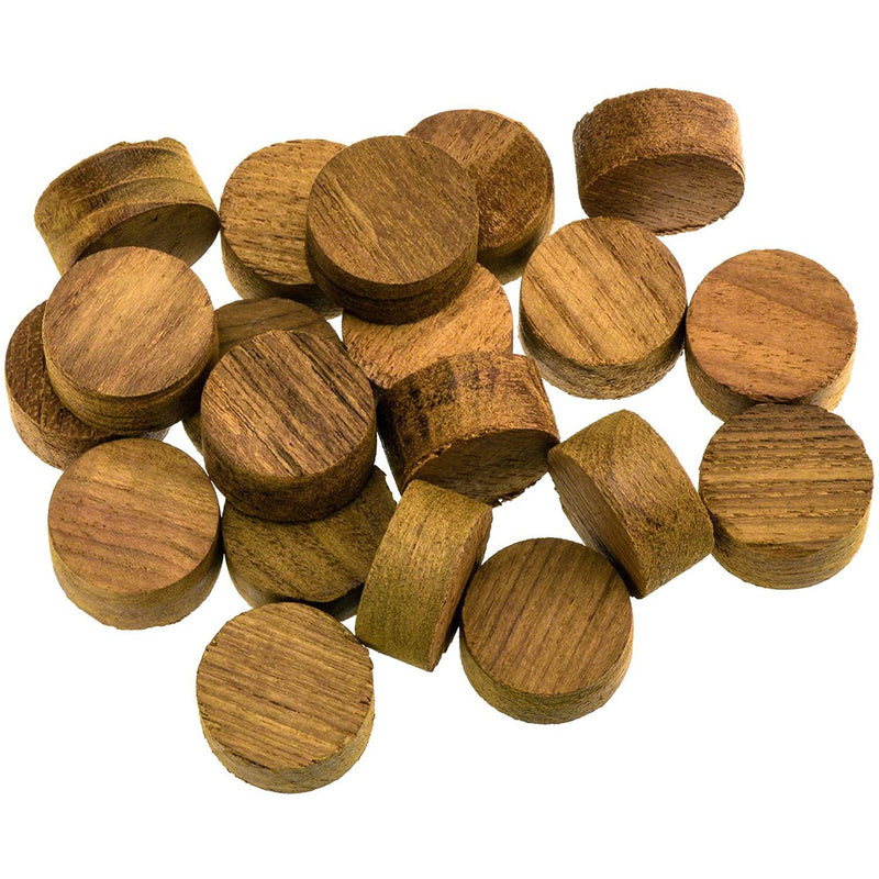Teak Plugs 1" 20